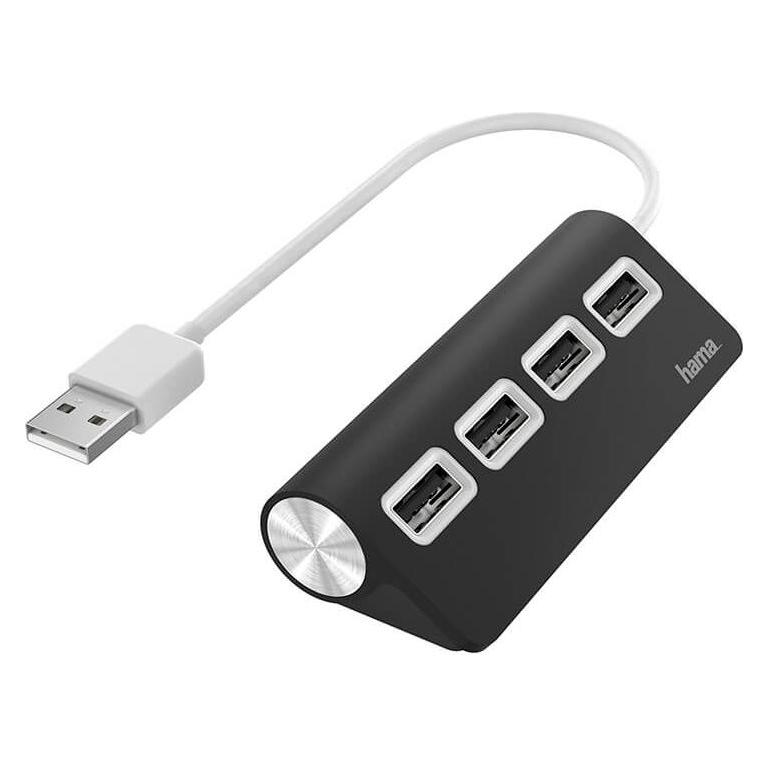 Hama USB-A-Hub (USB-A, 4 Ports) (00200119)