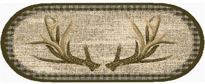 Mayberry Rug "American Destination Trophy Rack Accent Rug 20""x44"""