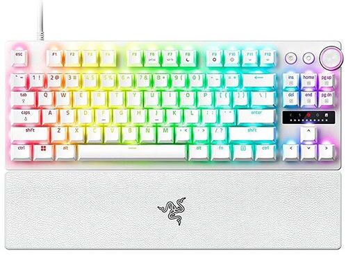 Razer Teclado Gaming Mecânico  Huntsman V3 Pro TKL RGB - Optical Switches Gen-2 - Branco - Layout US