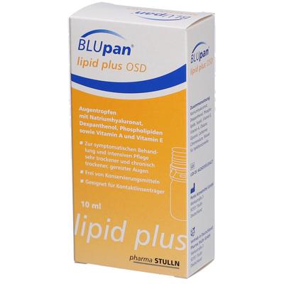 Blupan lipid plus OSD Augentropfen 1x10 ml