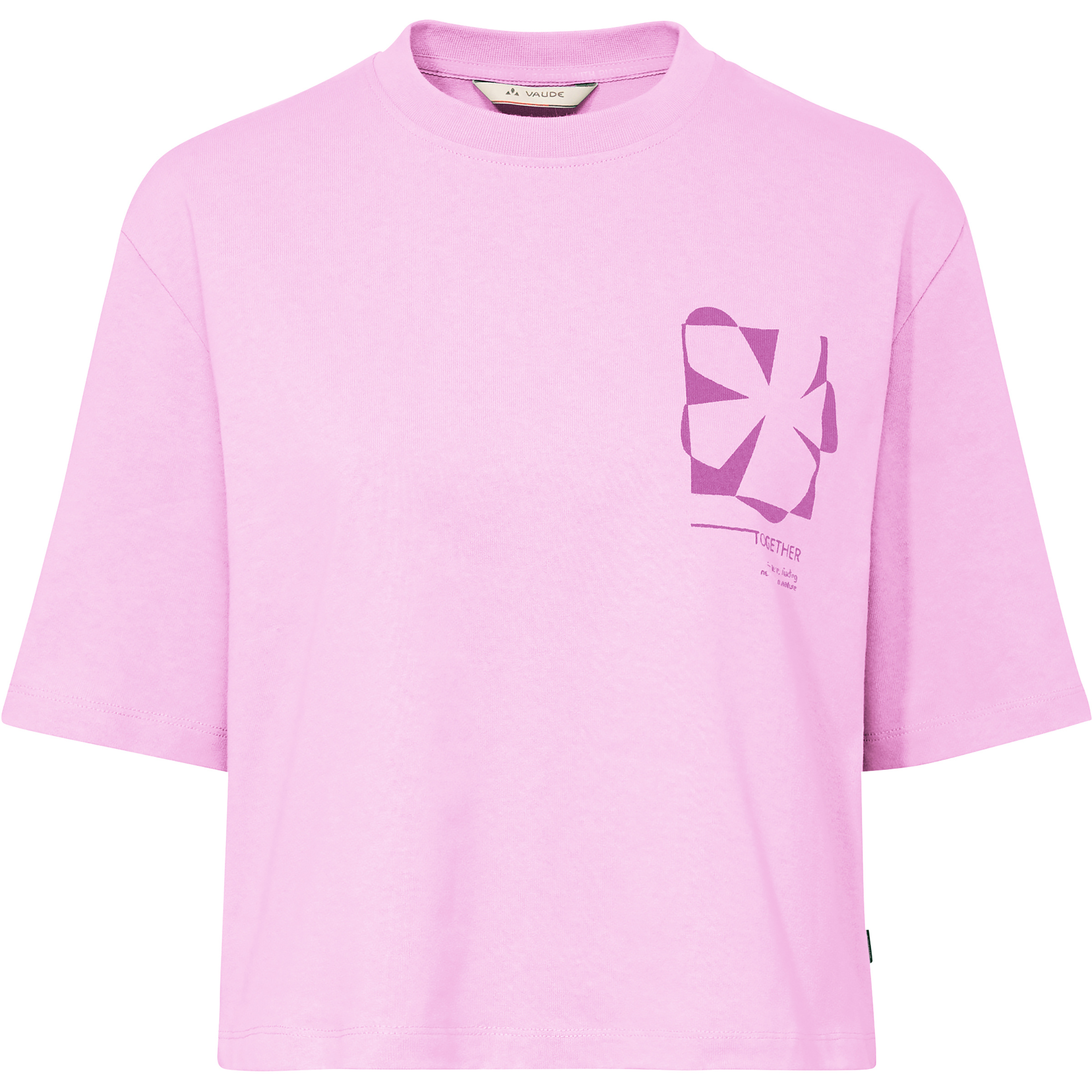 Vaude Redmont Heavyweight Damen T-Shirts rosa Größe S Lifestyle Hautfreundlich