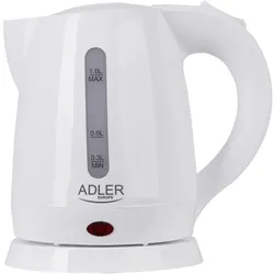 Adler AD 1272 Wasserkocher 1L weiß