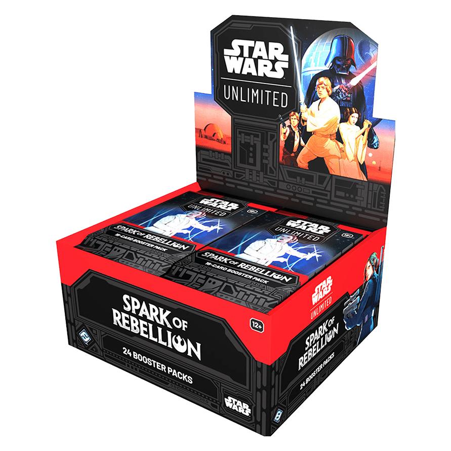 Disney Star Wars Cards Spark of Rebellion Booster 24er (Englisch, Booster Display) (FFGE3701)