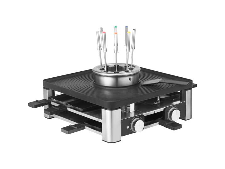 Station gourmet 3 en 1 en inox noir