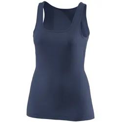 Löffler Singlet Merino Light Unterhemd Damen dark blue- Gr. 46