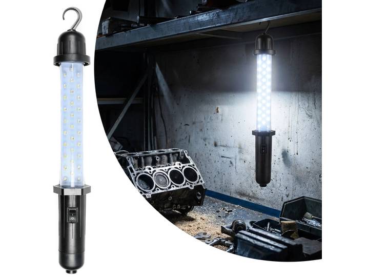 LED Arbeitsleuchte mit Haken, Batteriebetrieb