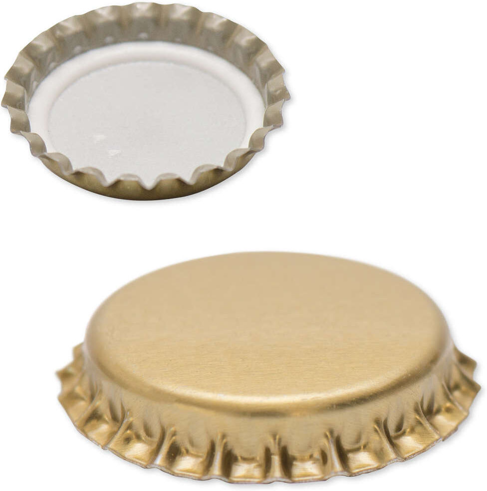 Polsinelli Tappo a corona oro ⌀29 (200 pezzi)