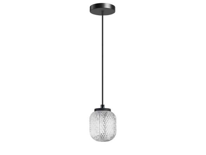 Unieke hanglamp Kristel 1-lichts zwart ETH - 05-HL4589-30