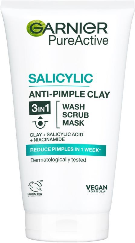 Garnier Pure Active 3-in-1 exfoliating cleanser 150 ml