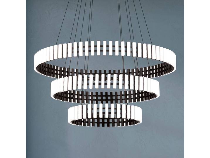 ORION Hängelampe Mansion, dimmbar, weiß / opal, für Wohn- / Esszimmer, Metall, Design