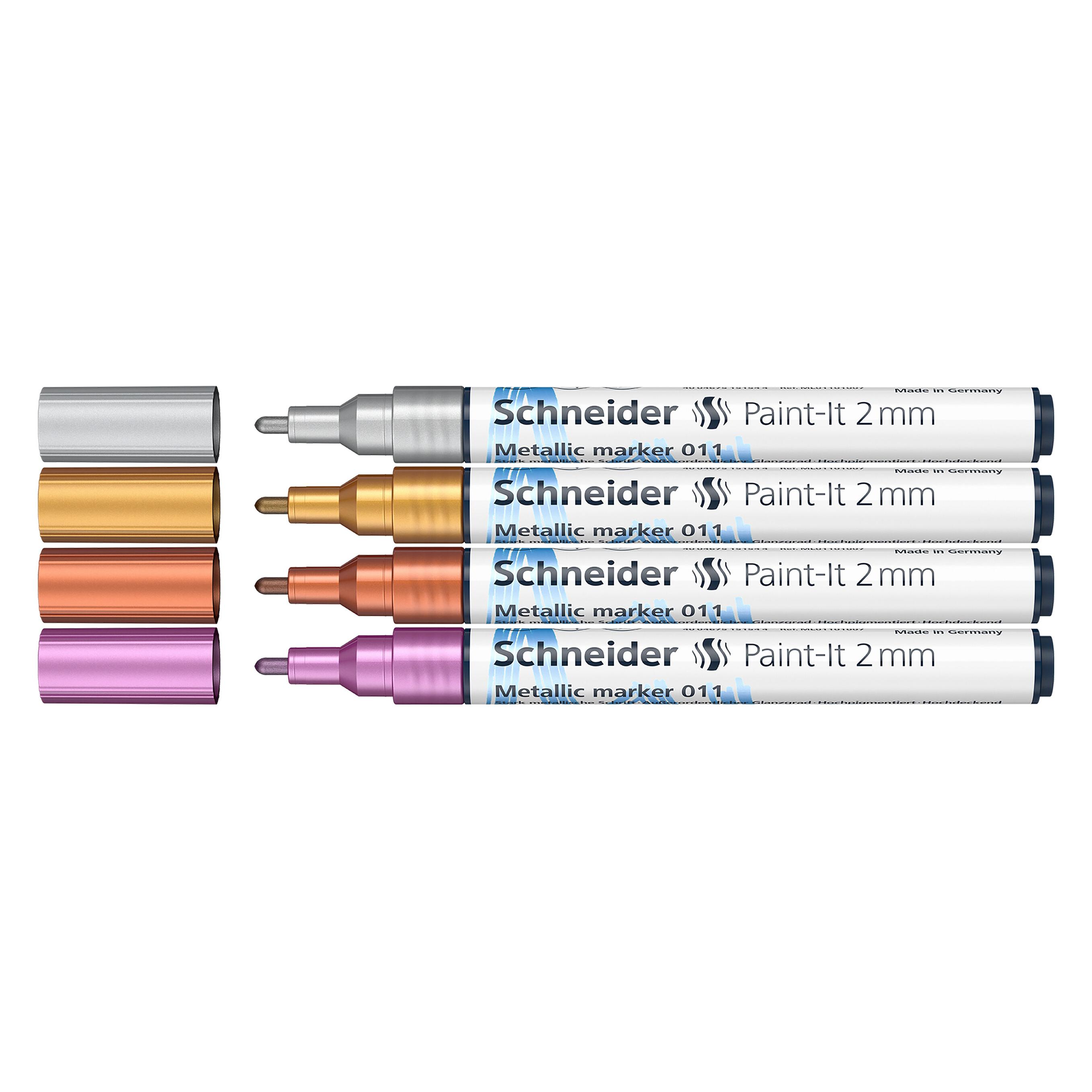 Schneider Metallicmarker Paint-It 011 2mm 4er Set 1 (4x) (ML01111501)