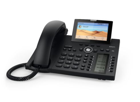 Snom D385 VoIP Telefon schwarz 4340