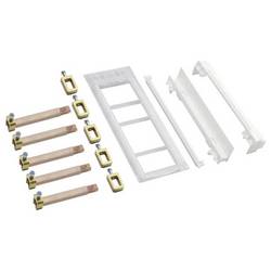 Hager ZM35S Hager ZM35S Sammelschienenverbinder universZ Schrank/Schrank 5p CU 12x10mm Sammelschienenverbinder Kupfer Mehrfarbig 5polig 315 A 1 St.