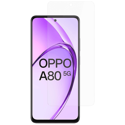 Just in Case Gehärtetes Glas Clear Displayschutzfolie OPPO A80