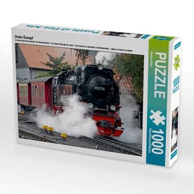 CALVENDO Puzzle Unter Dampf | 1000 Teile Lege-Größe 64x48cm Foto-Puzzle für glückliche Stunden