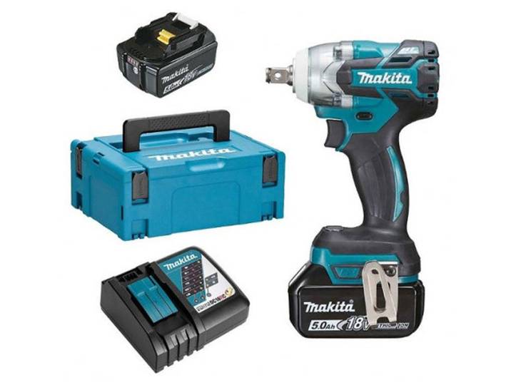 Boulonneuse à chocs 330Nm Brushless 2x5Ah 18V LXT ® MAKITA DTW301RTJ en MAKPAC