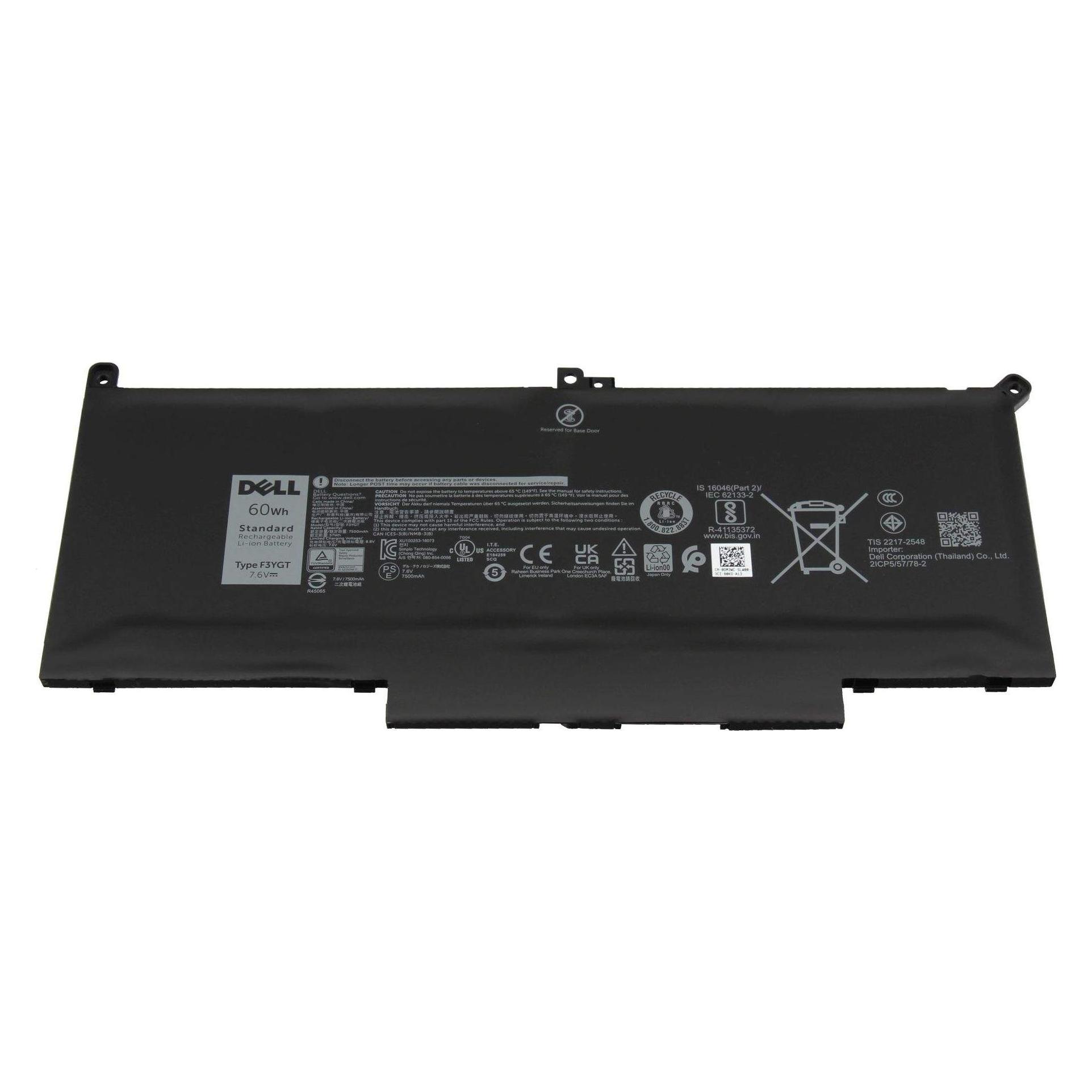 Dell BTRY PRI 60WHR 4C 3YWR SMP (4 Zellen) (DWX9J)