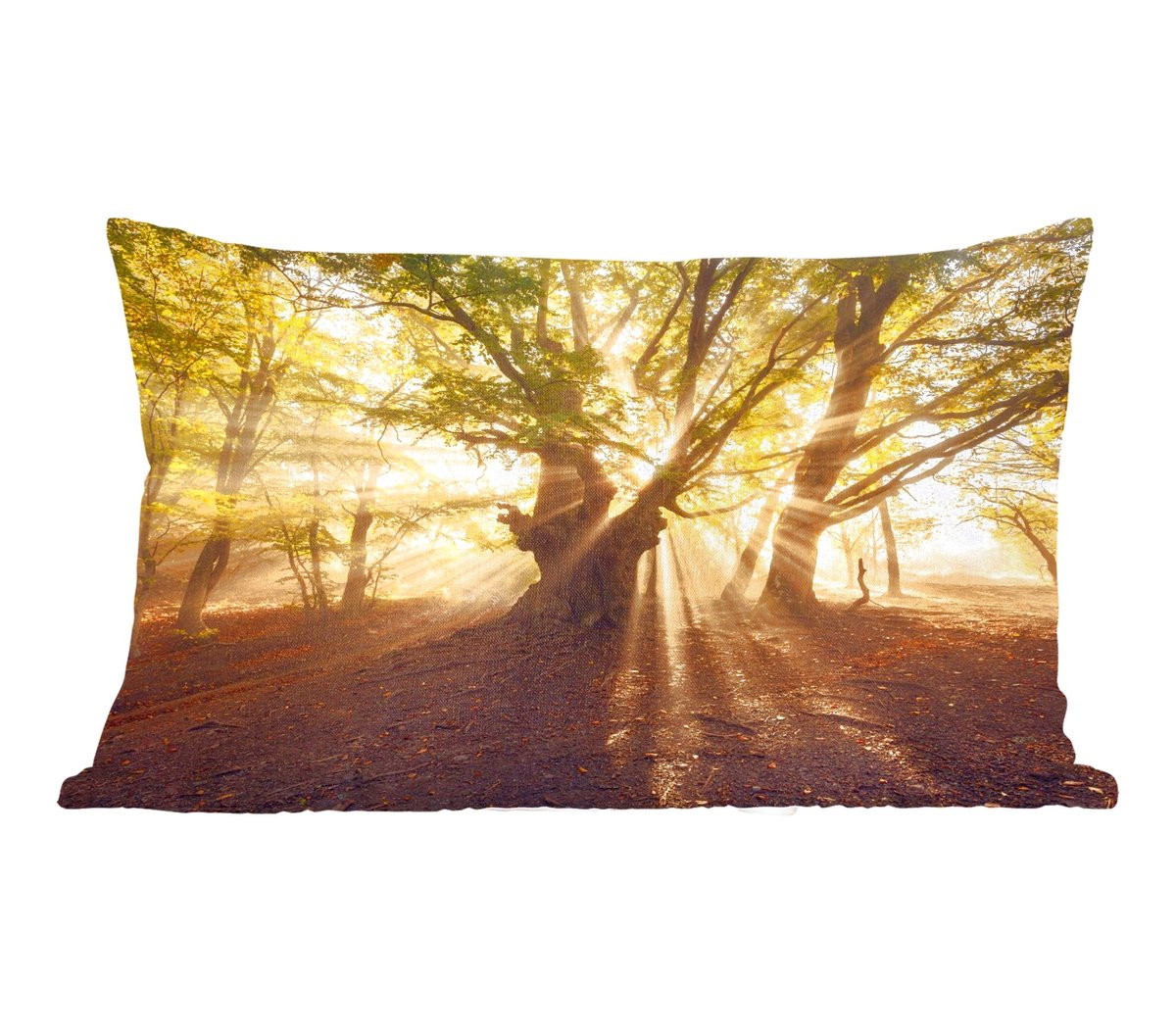 PillowMonkey Sierkussen Boom Bos Zon - 60 x 40 cm