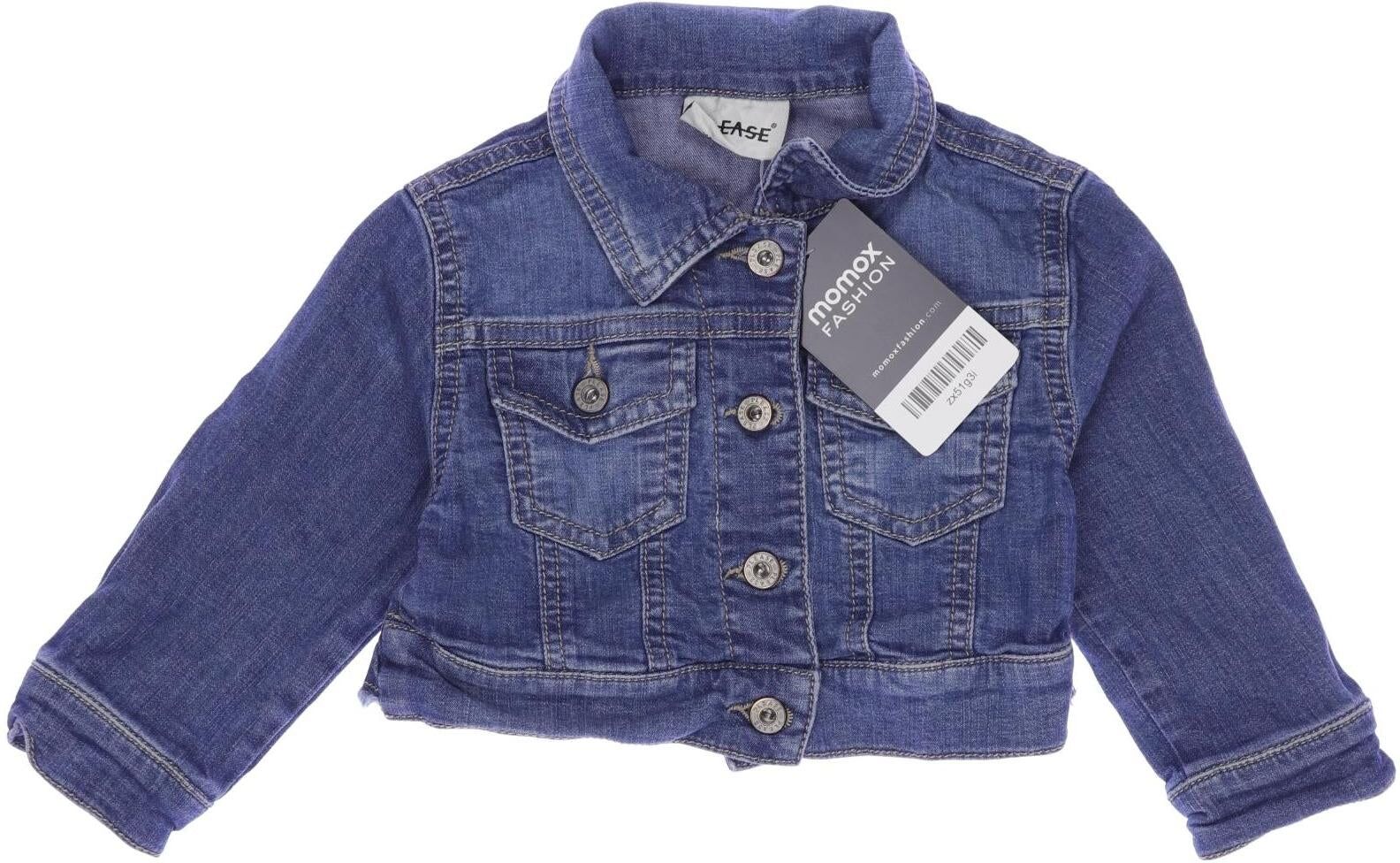 Please Mädchen Jacke oder Mantel, Blau, Gr. EU 80, Baumwolle / Elasthan - Second Hand