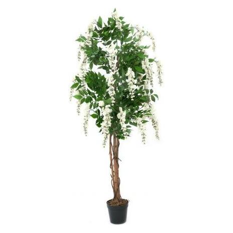 Europalms Goldregenbaum, Kunstpflanze, weiss, 150cm (150 cm) (82507105)