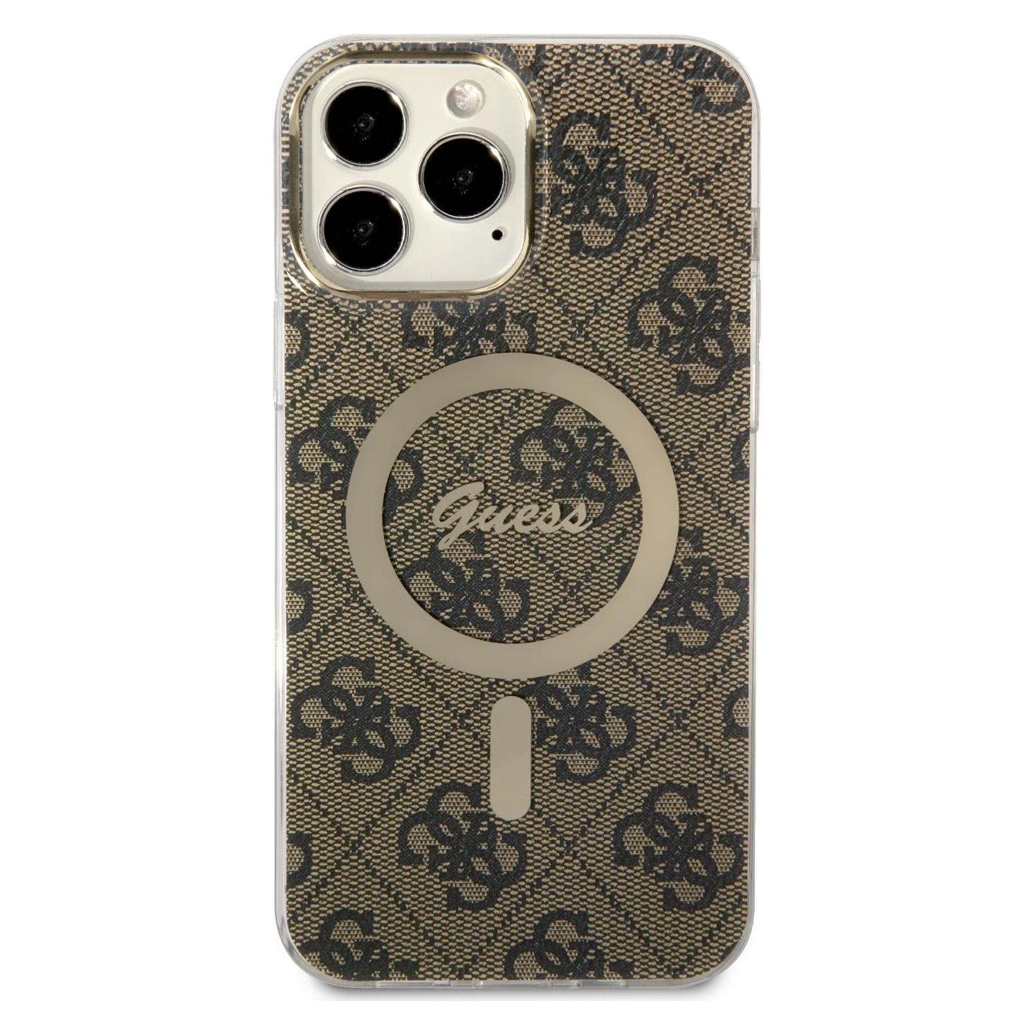 Guess GUHMP13XH4STW iPhone 13 Pro Max 6.7" br?zowy/brown hardcase 4G MagSafe (Apple iPhone 13 Pro Max) (GUE002814-0)