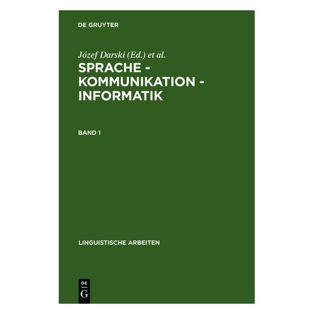 De Gruyter Sprache,Kommunikation,Informatik.1 (67825550)
