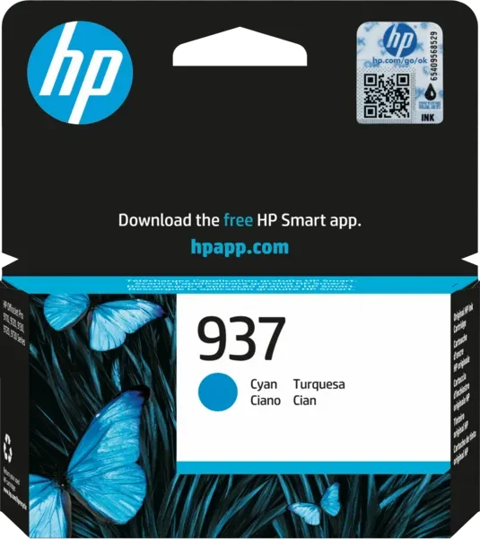 HP 4S6W2NE Nr. 937 Cyan, 800 Seiten