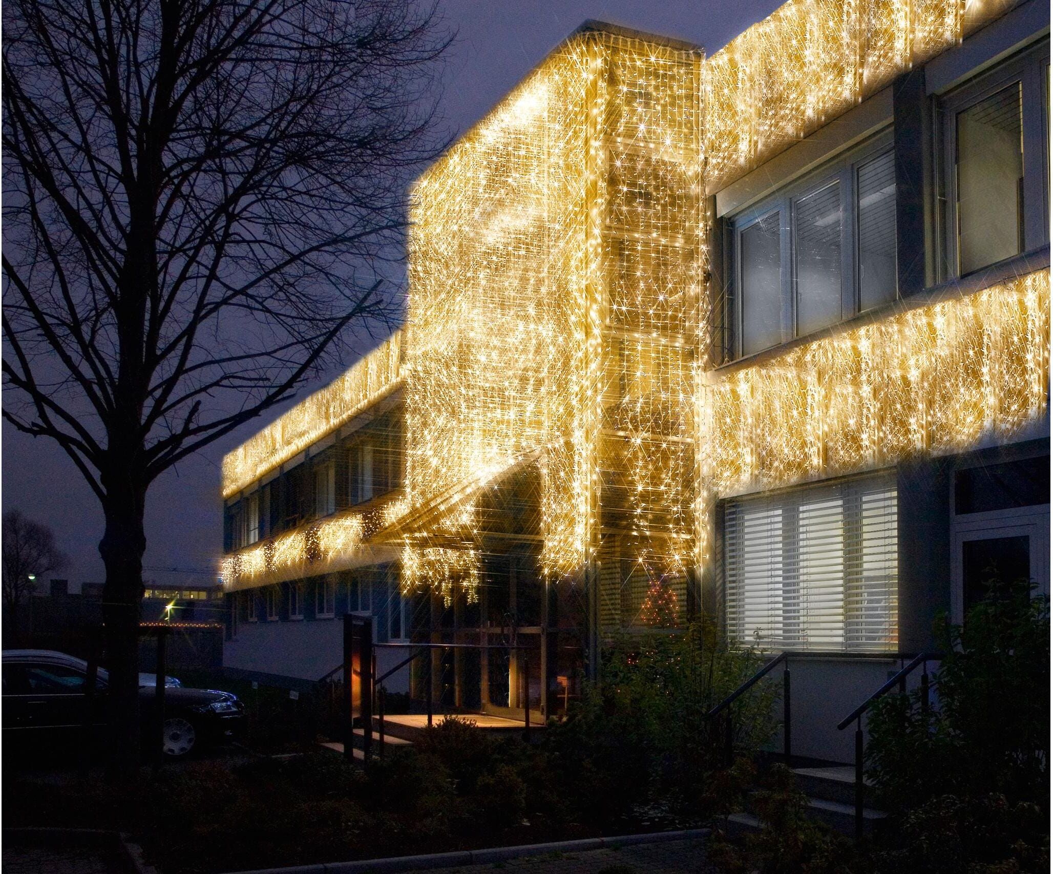 Lichtervorhang "LED Extra, / 100 x 200 cm", schwarz, Kabellänge 1m x Gesamtlänge 1m, PARFORCE TRADITIONAL HUNTING, Lichterketten, Lichtervorhang schwarz Kabellänge 1m x Gesamtlänge 1m