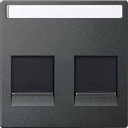 Merten Abdeckung Netzwerkdose Anthrazit MEG4564-0414 1 St.