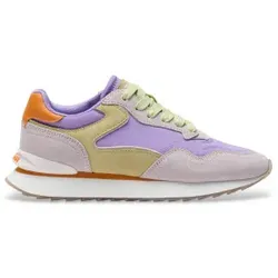 HOFF für Damen. 12602409 City Dopamine Lederschuhe flieder (35), Wohnung, 1 bis 3 cm, Schnürsenkel, Lässig