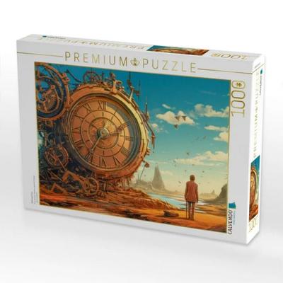 CALVENDO Puzzle Zeitmaschine | 1000 Teile Lege-Größe 64x48cm Foto-Puzzle für glückliche Stunden