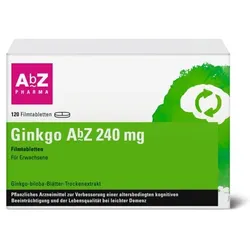 GINKGO AbZ 240 mg Filmtabletten 120 St