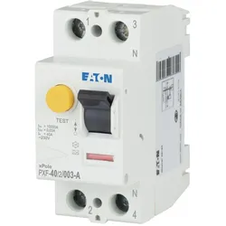 Eaton, Schutzschalter, FI-Schutzschalter 2polig 40 A