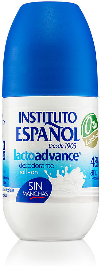 Instituto Español Lactoadvance 0% déodorant roll-on 75 ml