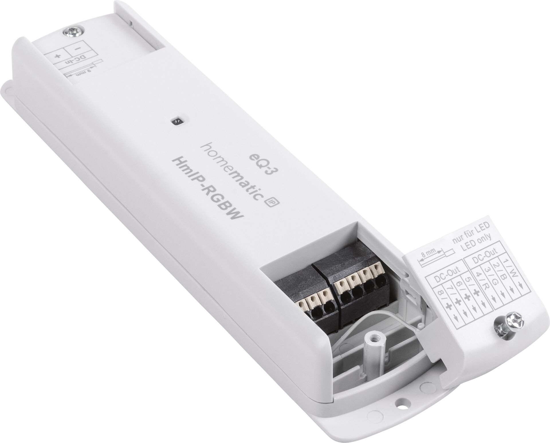 HOMEMATIC IP Smart-Home-Zubehör "LED Controller – RGBW", weiß, B:15cm H:10cm T:20cm, Smart-Home-Stationen, Smart-Home-Zubehör