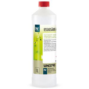 Höfer-Chemie Essigsäure Technische Qualität, 60%, Reiniger und Entkalker, 1 Liter