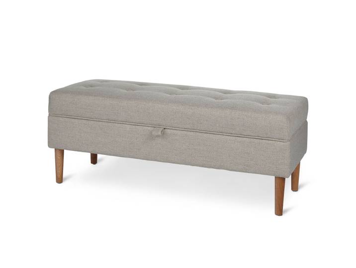 Tchibo - Polsterbank mit Truhenfunktion - 109x43x43cm - braun -