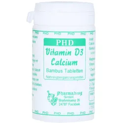 Vitamin D3 Calcium Bambus Tabletten 84 St