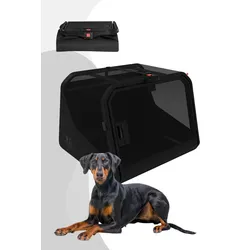 1ONE1 Origami Hundetransportbox / faltbare Hundebox in 4 Größen, Modell: Small