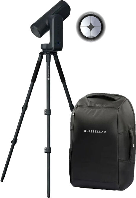 Unistellar Odyssey avec sac à dos et filtre solaire
