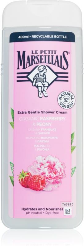 Le Petit Marseillais Raspberry BIO & Peony cremiges Duschgel 400 ml