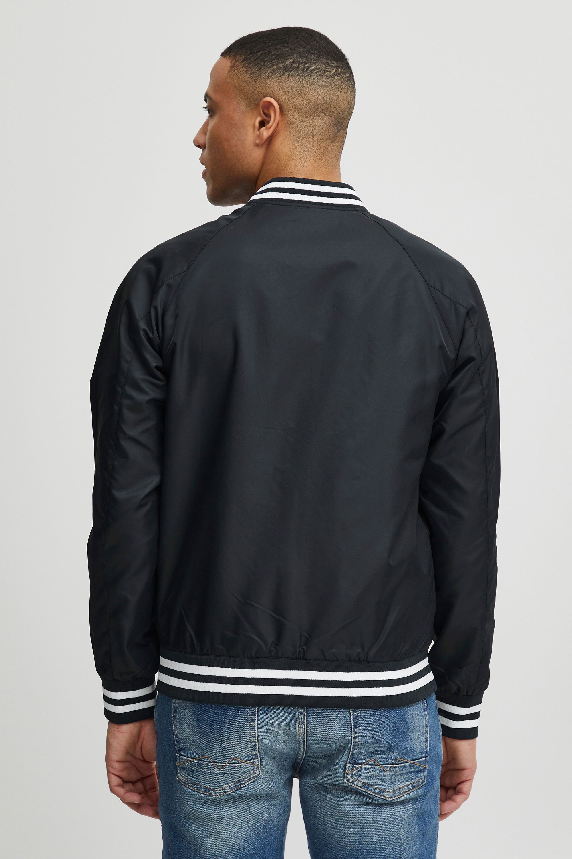 Collegejacke INDICODE "Collegejacke IDKevin", Herren, Gr. L, schwarz, Obermaterial: 100% Polyester PES., Jacken Collegejacke