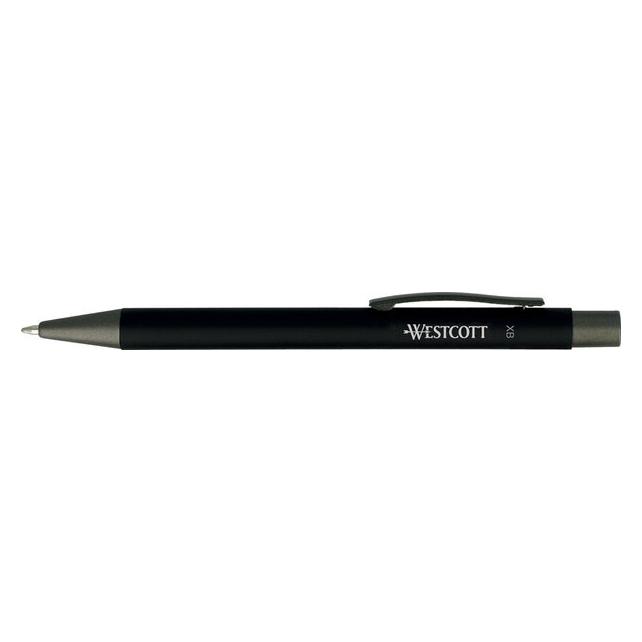 Westcott Kugelschreiber Primesoft schwarz Schreibfarbe blau, 1 St. (1x) (E-745006 00)