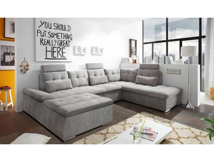 ED EXCITING DESIGN Wohnlandschaft Nalo, mit Schlaffunktion