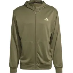 ADIDAS Herren Kapuzensweat Train Essentials Seasonal Training, Größe M in Braun Braun
