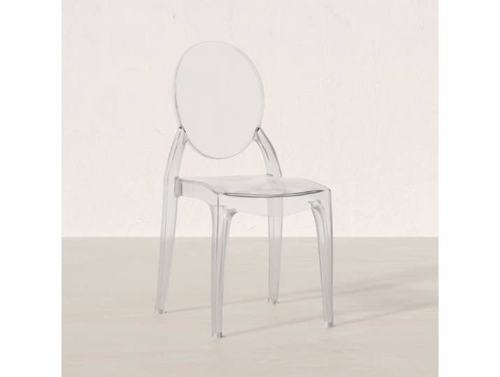Chaise de salle à manger Transparente - Pauline Transparent