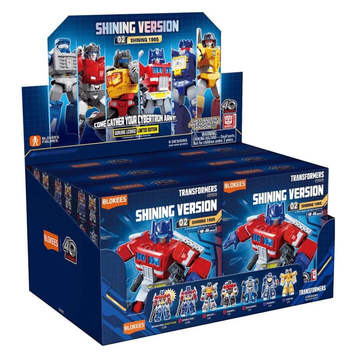 Blokees Transformers assortiment figurines Plastic Model Kit Shining Version 02 Shining 1985 (9) (Englisch) (64244)