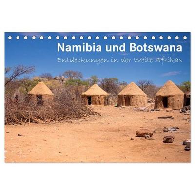 Namibia und Botswana - Entdeckungen in der Weite Afrikas (Tischkalender 2027 DIN A5 quer), CALVENDO Monatskalender