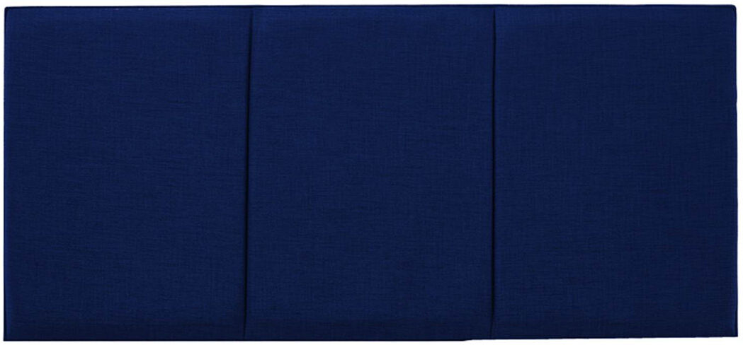 17 Stories Ergys Upholstered Chenille Headboard Twill/Blue Kingsize (5')