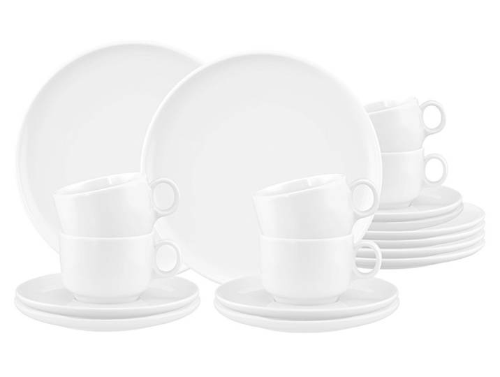 Geschirr-Serie Sento Home weiß - Kaffeeservice 18tlg. Sento Home